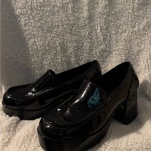 Black Platform Disco shoes